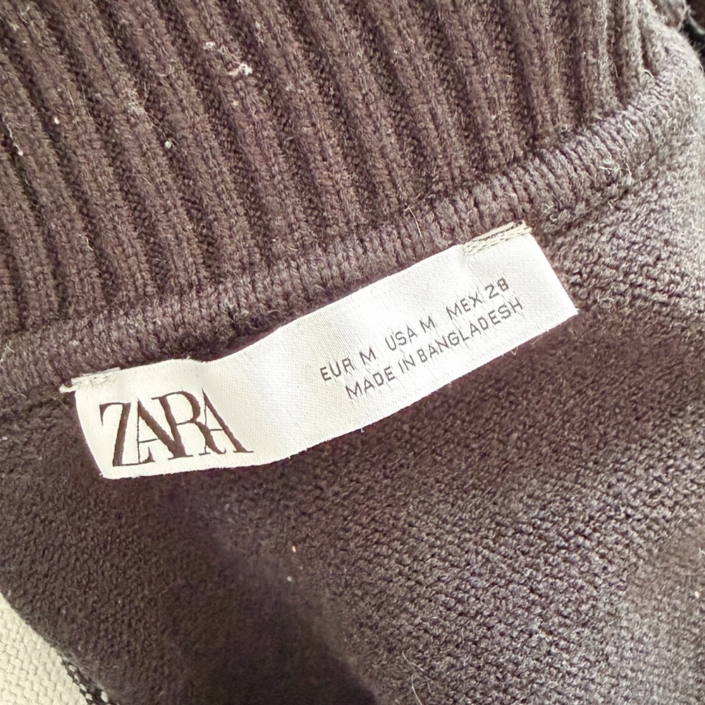 ZARA • Striped Knit Sweater in Black/White - Picture 9 of 12